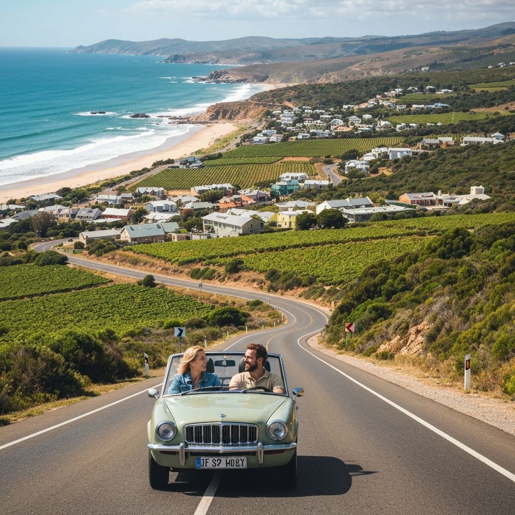 R62 Route 62 scenic drive through diverse South African landscapes